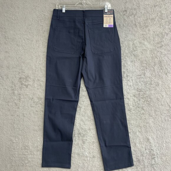 NEW Weatherproof Vintage Men's 30X30 Hybrid Tech Pants Regular Taper Blue - Picture 7 of 10
